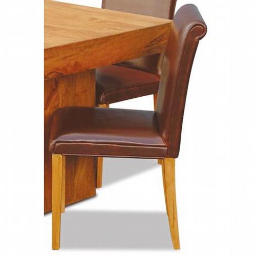 Marno Furniture - Fruitwood Furniture UK Marno Leather Chairs x2