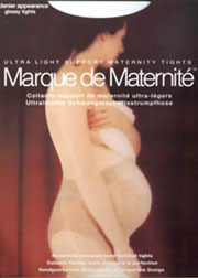 Marque de Maternite 15 denier glossy maternity tights