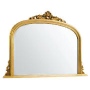 Marseille Overmantle Mirror Gold 119x90cm