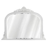 Marseille Overmantle Mirror White 119x90cm