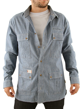 Marshall Artist Light Indigo Chambray Over Shirt