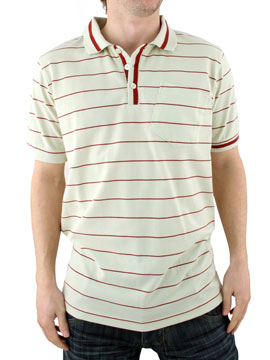 Marshall Artist Maroon/Lime Polo Shirt