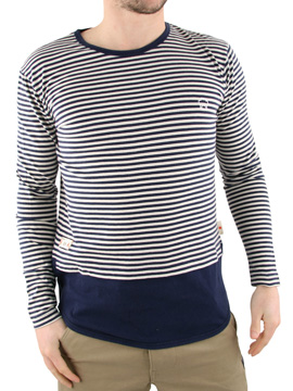 Marshall Artist Navy Long Sleeved T-Shirt
