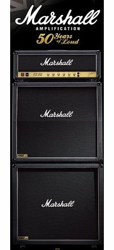 Marshall Celebrate 50 Years of Marshall Amps with this Fantastic Door Poster 53cmx158cm