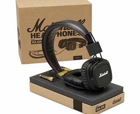 Marshall Major On Ear Headphones - Black