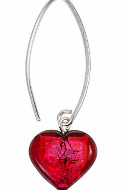 Martick Bohemian Glass and Silver Earrings