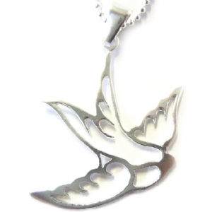 Martick Jewellery - Tattoo Swallow Necklace