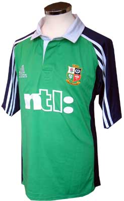 Martin Corry - British Lions 2001 Team Issue training shirt