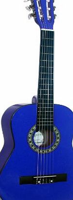 34 inch 1/2 Size Classical Guitar - Blue