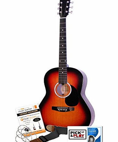 W-100 Acoustic Guitar Kit - Sunburst