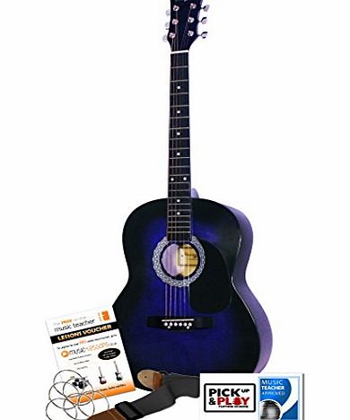 W-100 Acoutic Guitar Kit - Blue