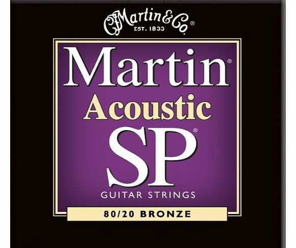 SP 80/20 Acoustic Guitar Strings - Bronze Wound (Custom / Light, .011 - .052)