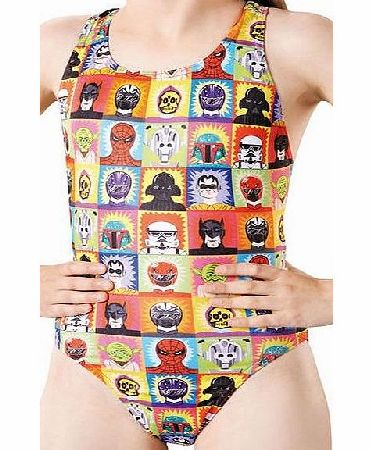 Maru Girls Super Hero Pacer Rave Back Swimsuit
