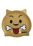 Maru Kids Fun Silicone Swim Hat - Gold Puppy