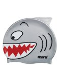 Maru Kids Fun Silicone Swim Hat - Silver Shark