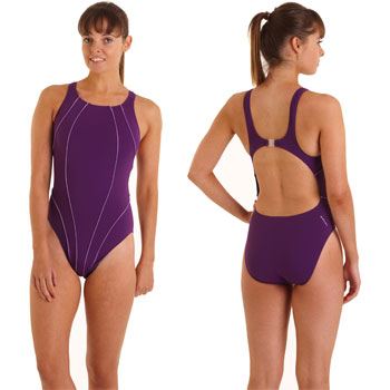 Ladies Track Pacer Clip Back Swimsuit SS11