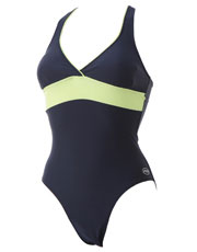 Maru Mimosa Swimsuit - Navy and Pistachio
