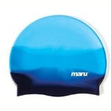 Maru Multi Silicone Swim Hat - Navy and Sky