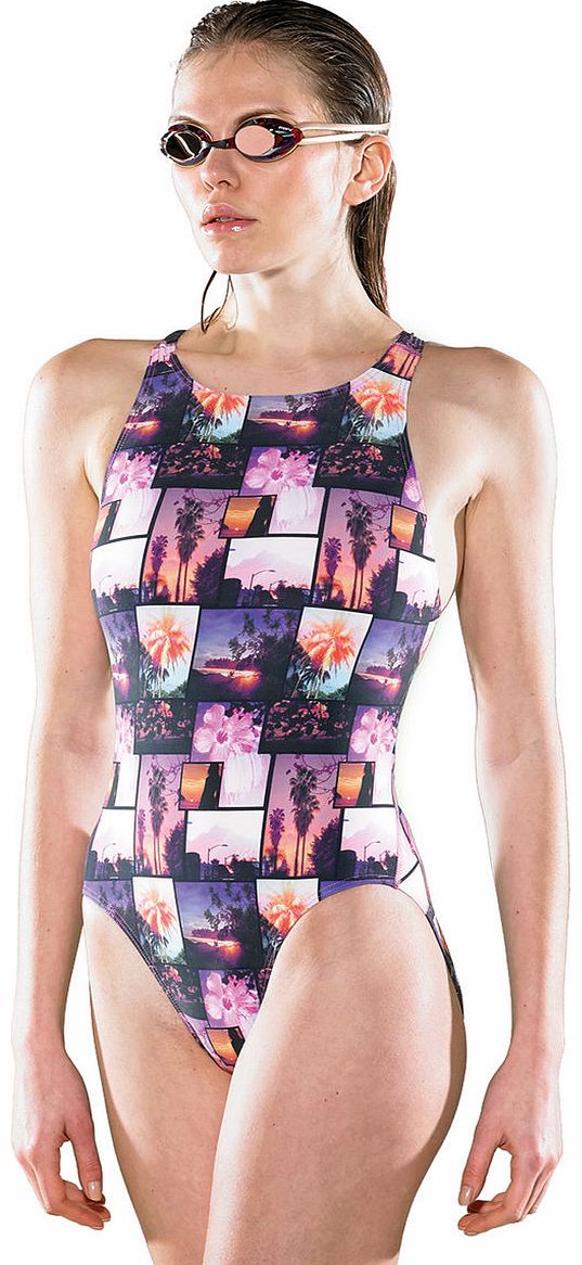 Maru Womens Sunset Zone Back Swimsuit AW14