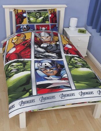 Marvel Avengers Assemble Reversible Duvet Set - Single