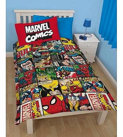 Marvel Avengers Defenders Reversible Duvet Set - Single