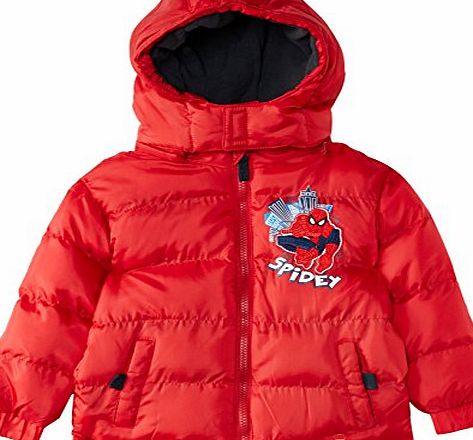 Marvel Boys Spiderman NH1083 Coat, True Red, 6 Years