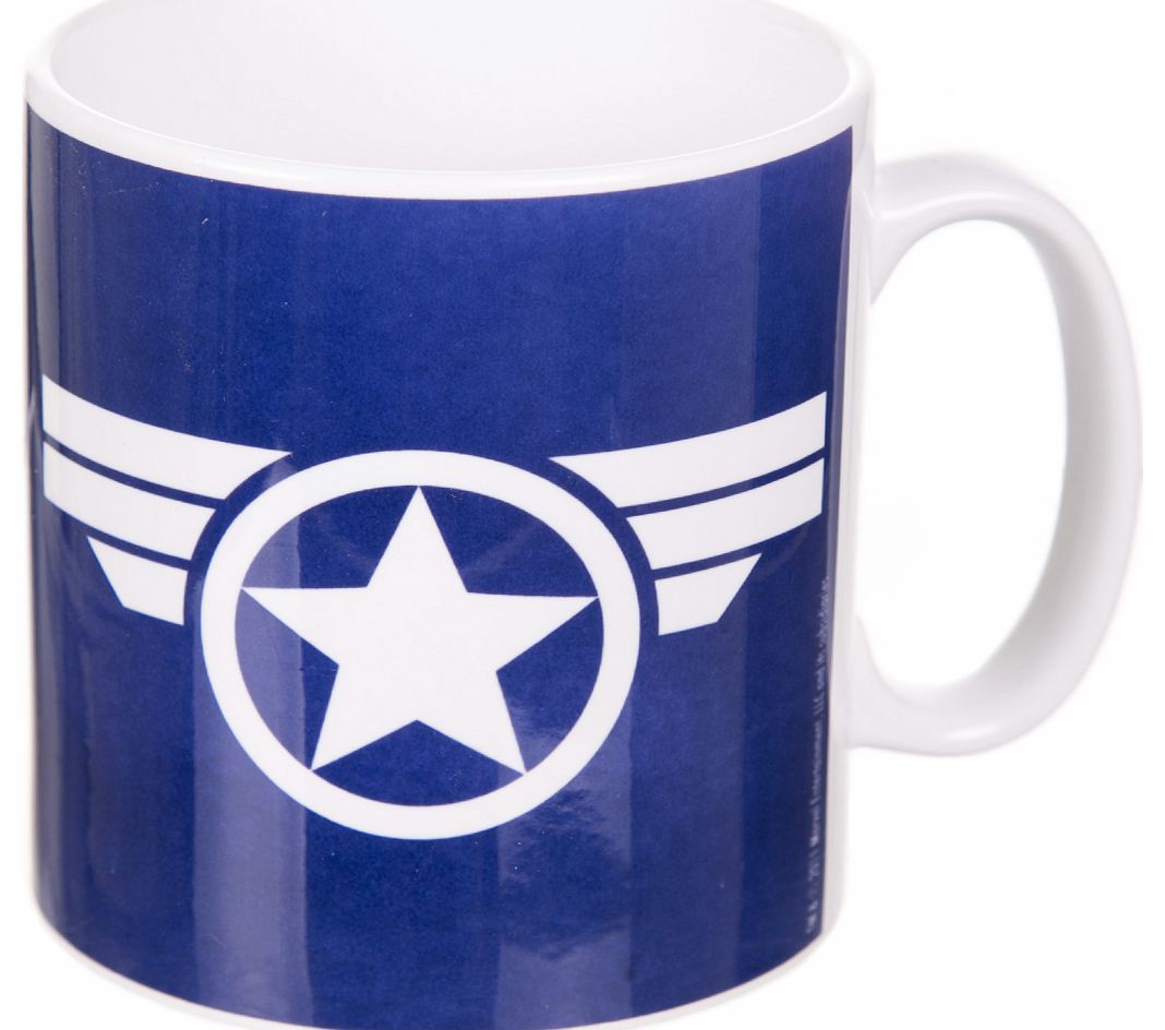 Captain America Super Soldier Logo Mug