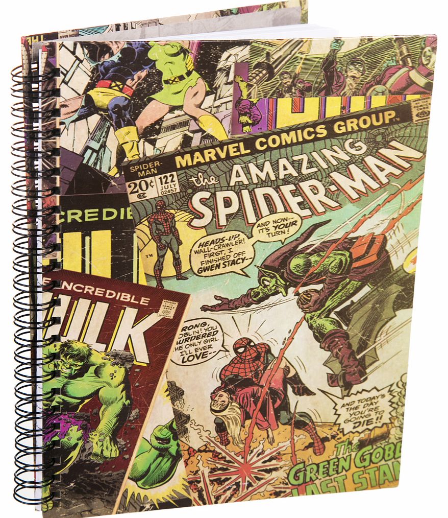 Comics Characters A5 Notebook