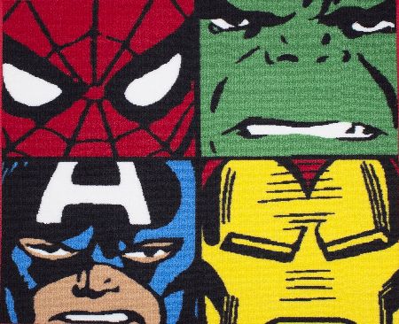 Marvel Comics Defenders Rug