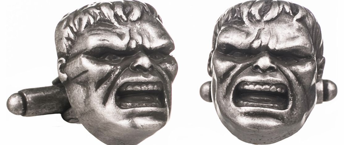 Marvel Comics Incredible Hulk 3D Cufflinks