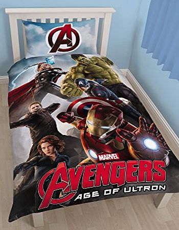 Marvel Comics Marvel Avengers Age of Ultron Single Duvet Cover