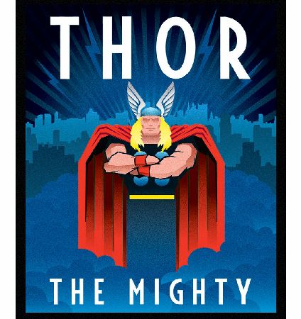 Comics Thor Deco Canvas Print 30 x 40cm