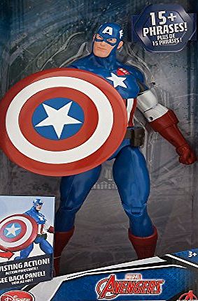 Marvel Disney Marvel Avengers Talking Captain America 14`` Action Figure