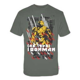 Marvel Extreme Iron Man Grey T-Shirt (L)