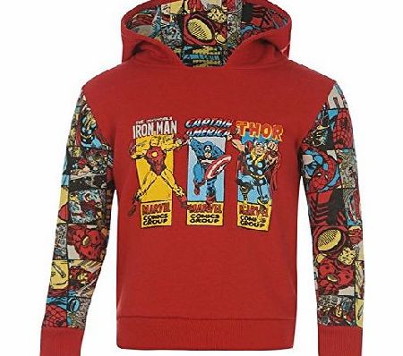 Marvel Kids Over The Head Hoody Infant Boys Avengers 2-3 Yrs