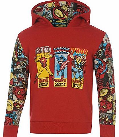 Kids Over The Head Hoody Infant Boys Avengers 5-6 Yrs