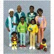 Multicultural Vinyl African Block Play Figures