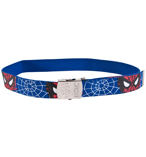 marvel Spiderman Canvas Belt