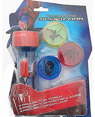 marvel Spiderman Childrens Projector Torch