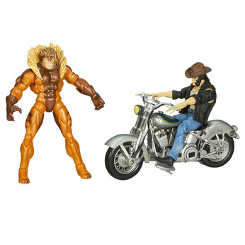 Wolverine Bike and 2 Figures
