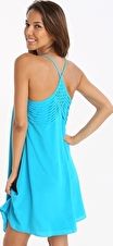 Maryan Mehlhorn, 1295[^]263045 Lattice Back Dress - Blue