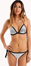 Maryan Mehlhorn, 1295[^]244760 Plisse Bikini - Black and White