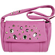 Cyclamen Pink Sparkling Rhinestone Evening Bag