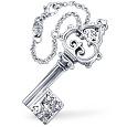 Clavis - Passion Sterling Silver Keychain
