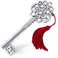 Masini Clavis - Sterling Silver Key of Love