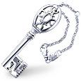 Clavis - Wedding Sterling Silver Keychain