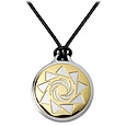 Cher Hill - Crop Circle Stainless Steel Pendant