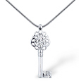 Love Key Pendant on Sterling Silver Chain