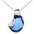 Masini Vanita`- Blue Murano Glass Stone Pendant