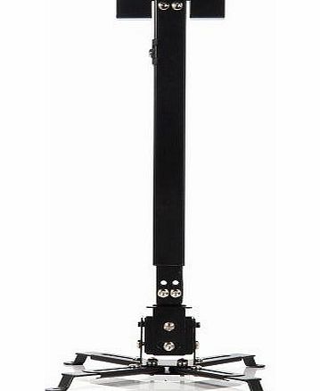 Masione Projector Ceiling Bracket Mount up to 30KG (Black)